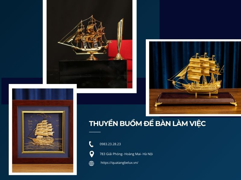 Thuyền Buồm Để Bàn Làm Việc – Biểu Tượng Thuận Buồm Xuôi Gió Cho Sự Nghiệp